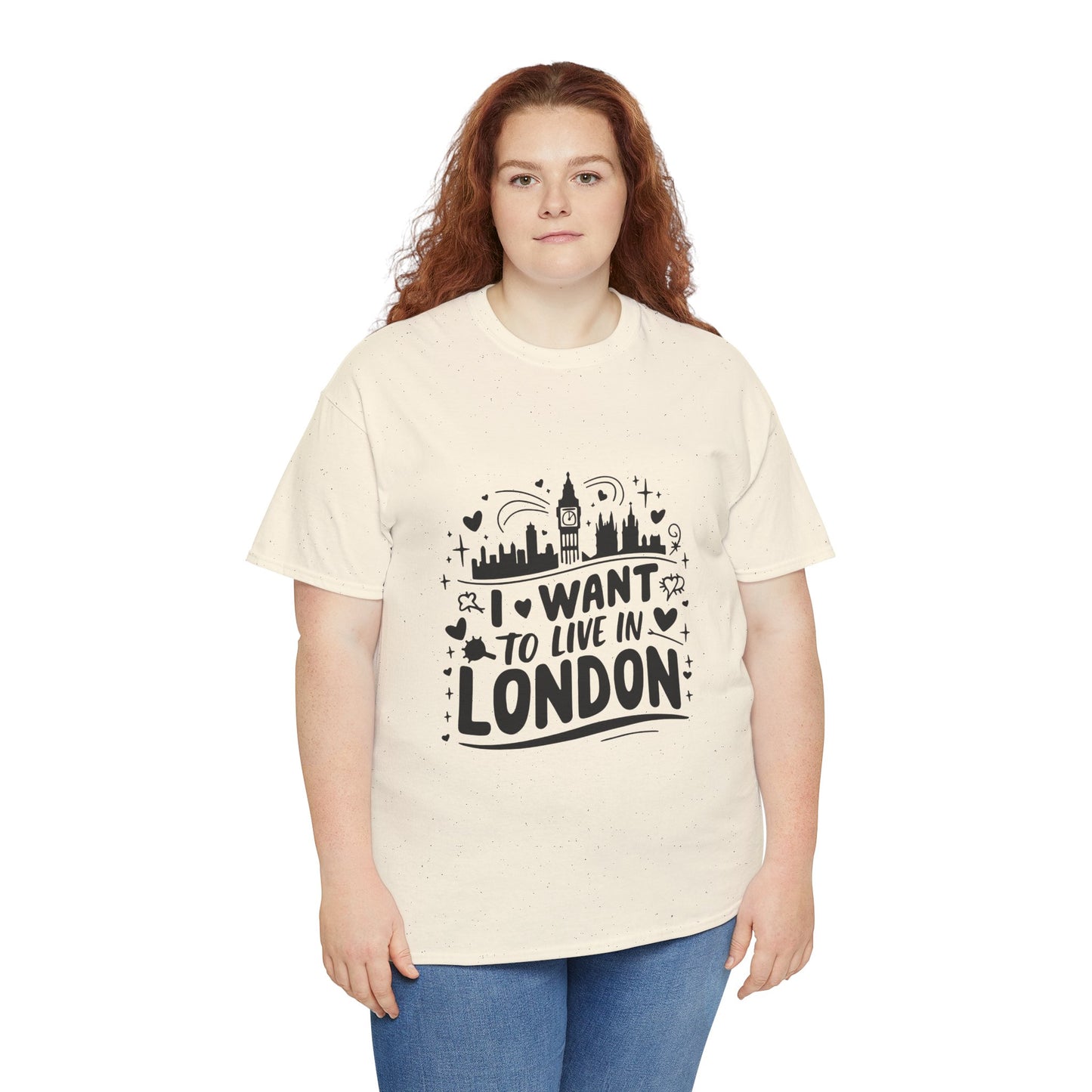 Unisex Heavy Cotton Tee - I want to live in London