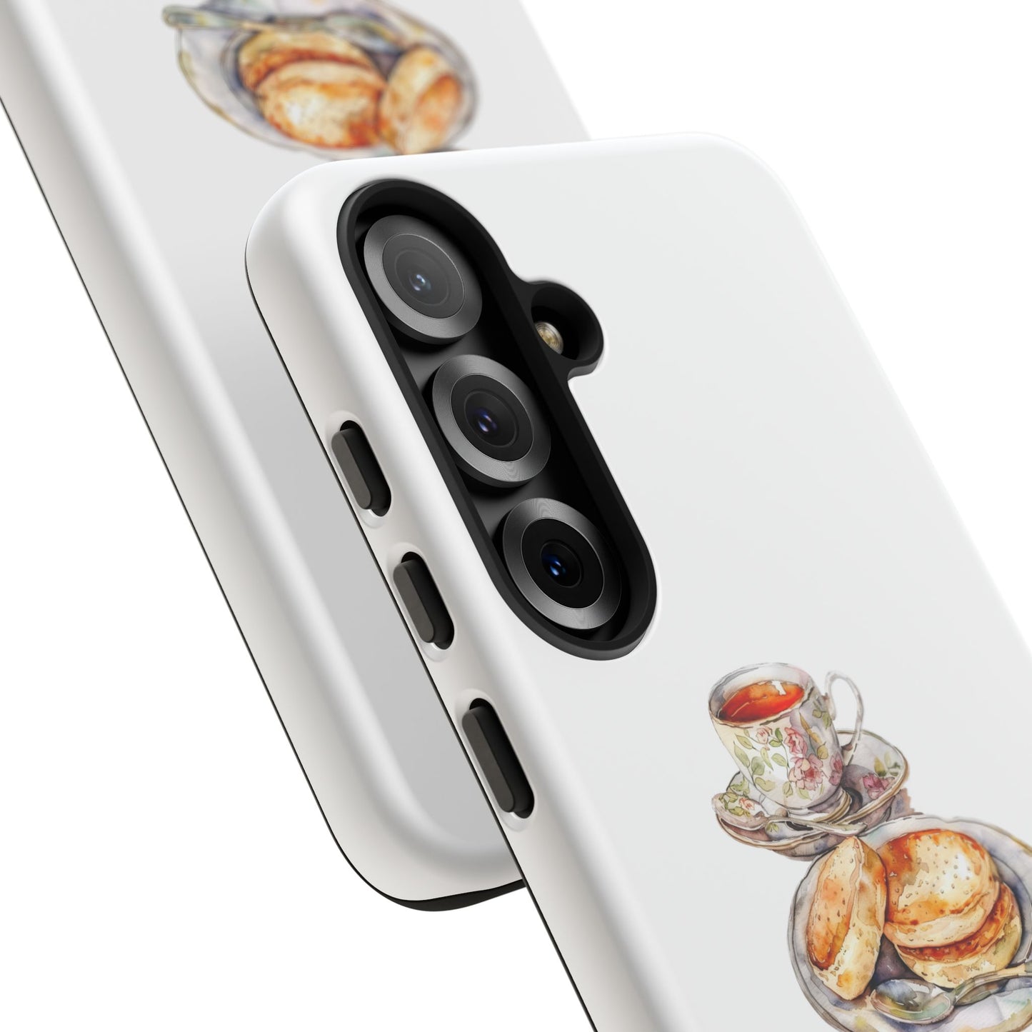 Elegant Tea & Cookies Phone Case - Tough Cases for Tea Lovers