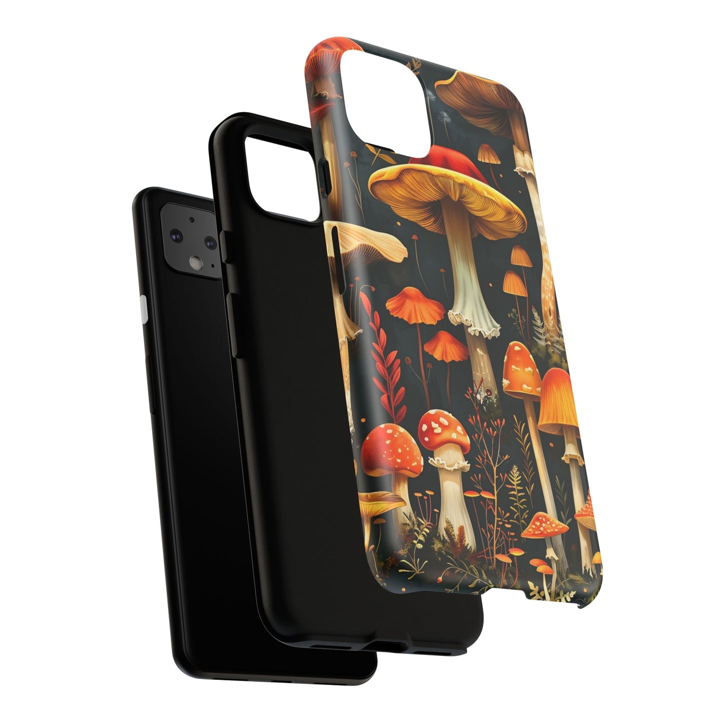 Whimsical Mushroom Phone Case | Tough Cases – Unique Nature Design, Eco-Friendly Cover, Gift for Nature Lovers, Phone Accessory, Fall Decor