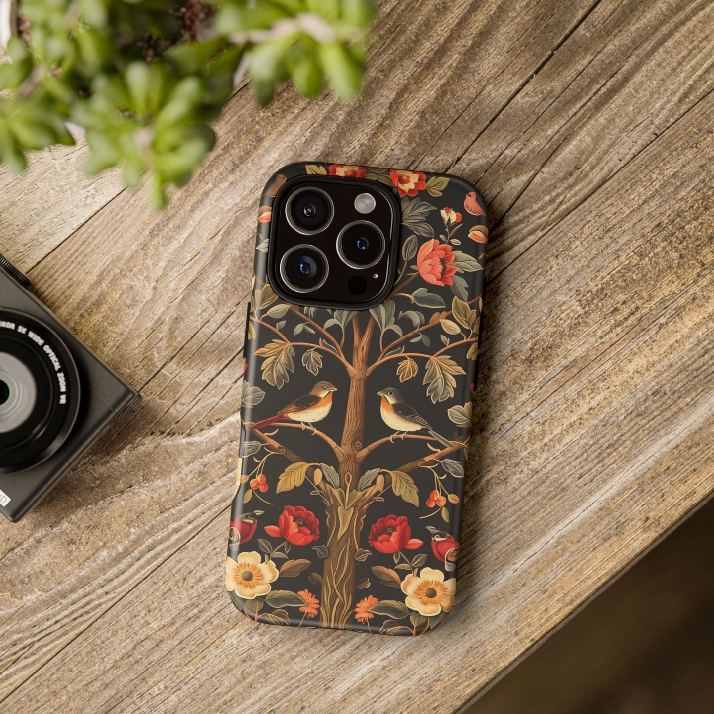 Floral Phone Case - Artistic Tough Cases for Phone Protection, Unique Gifts, Nature-Inspired Design, Eco-Friendly Accessories, Home Decor