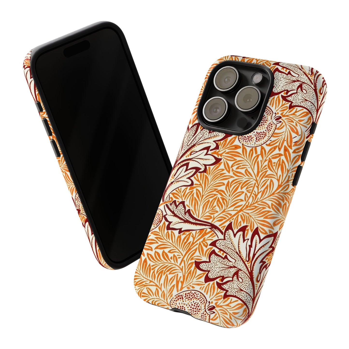 Stylish Phone Case, Tough Cases with Floral Design, Protective Cover, Gift for Her, Cute Phone Accessory