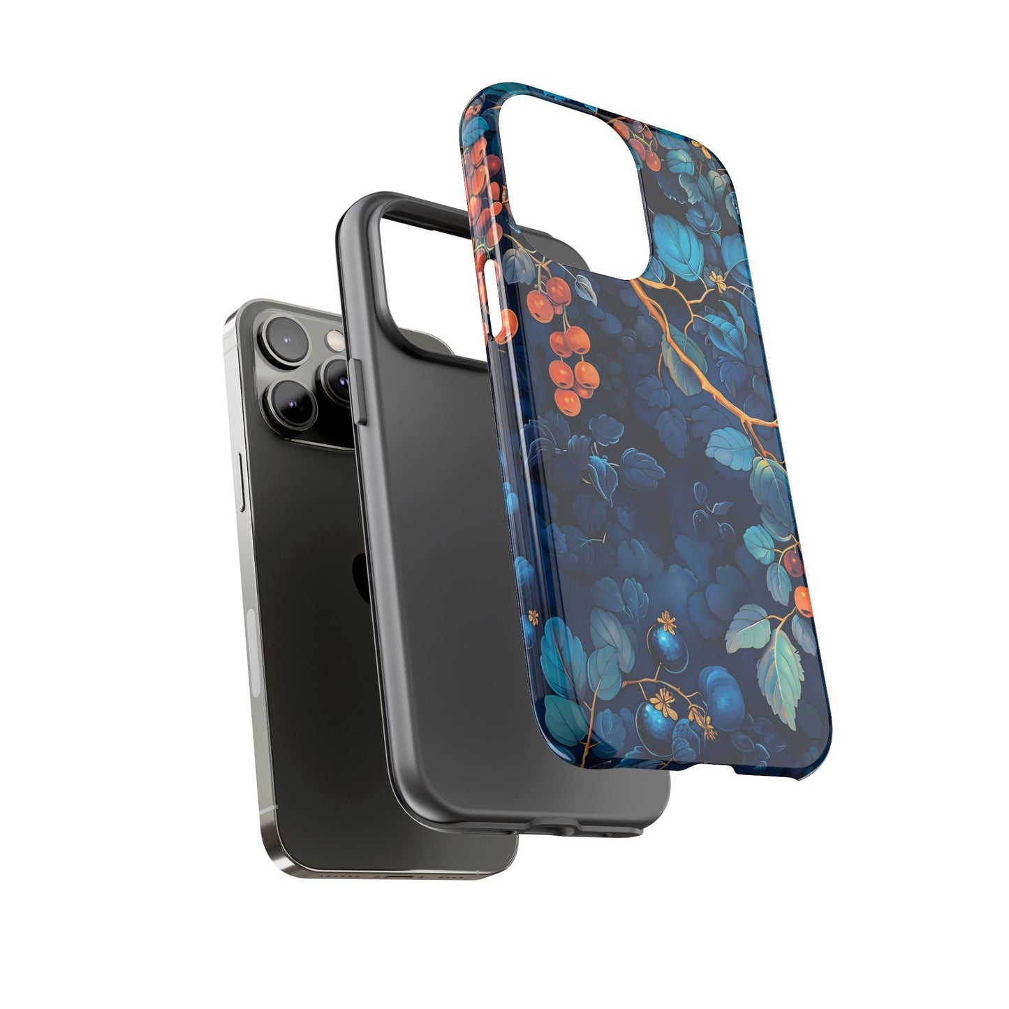 Artistic Phone Case with Floral Design, Tough Cases for iPhone, Nature-Inspired Accessory, Unique Gift for Her, Protective Cover