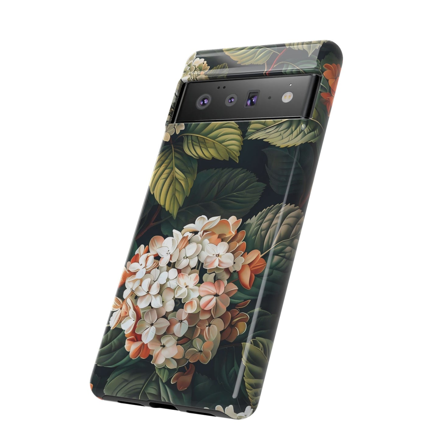 Floral Phone Case - Tough Cases, Nature Lover Gift, Floral Design, Botanical Phone Cover, Stylish Cellphone Accessory, Mother's Day Gift