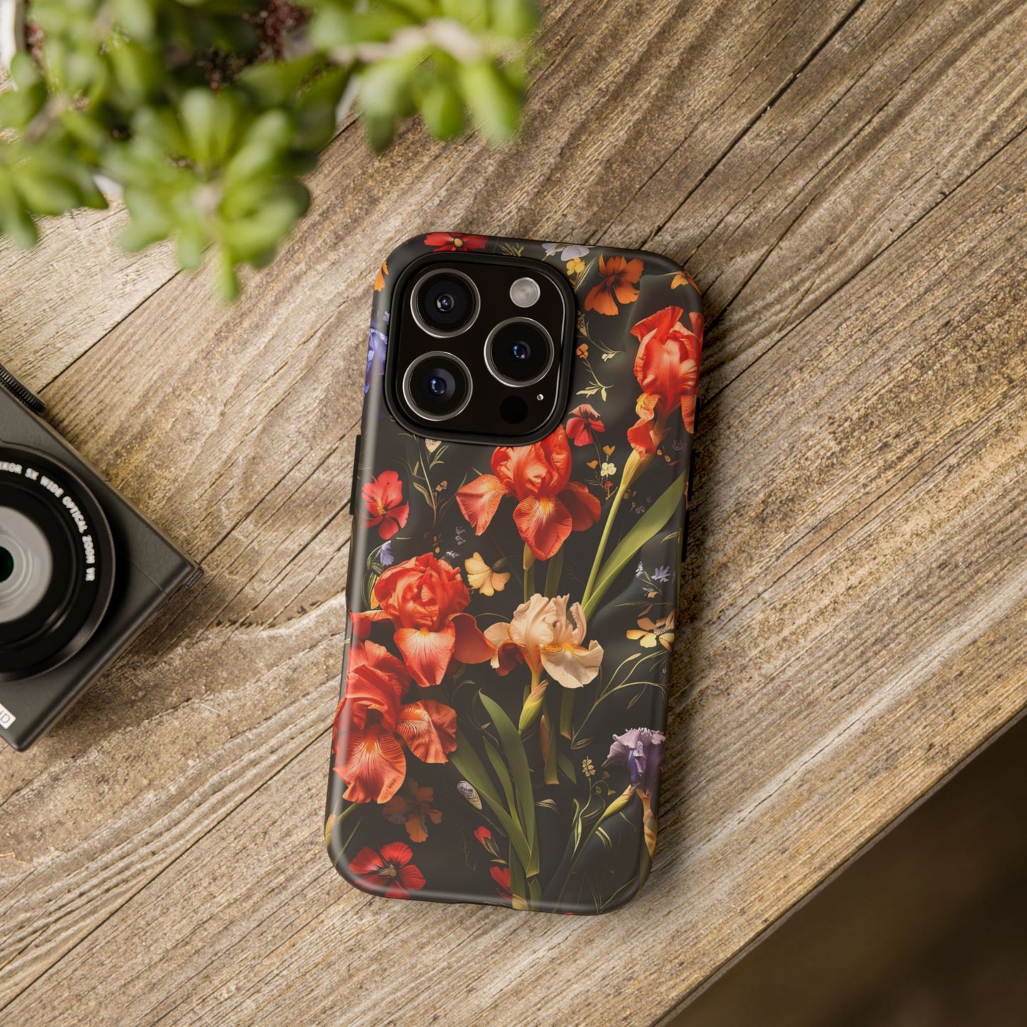 Floral Tough Case for Phone, Durable Protective Phone Cover, Gift for Flower Lovers, Phone Accessories, Spring Vibes