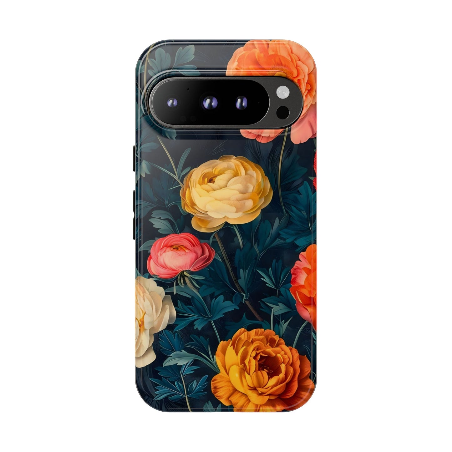 Floral Phone Case - Tough Cases, Stylish Protection, Gift for Flower Lovers, Customizable Cover, Floral Design Mobile Accessory