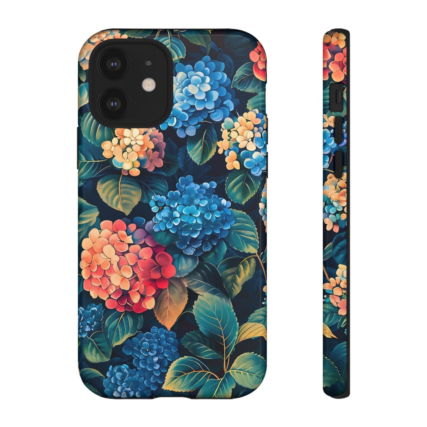 Floral Phone Case, Stylish Tough Case for Gardener Gift, Flower Lover Accessory, Pretty Floral Design, Protective Case