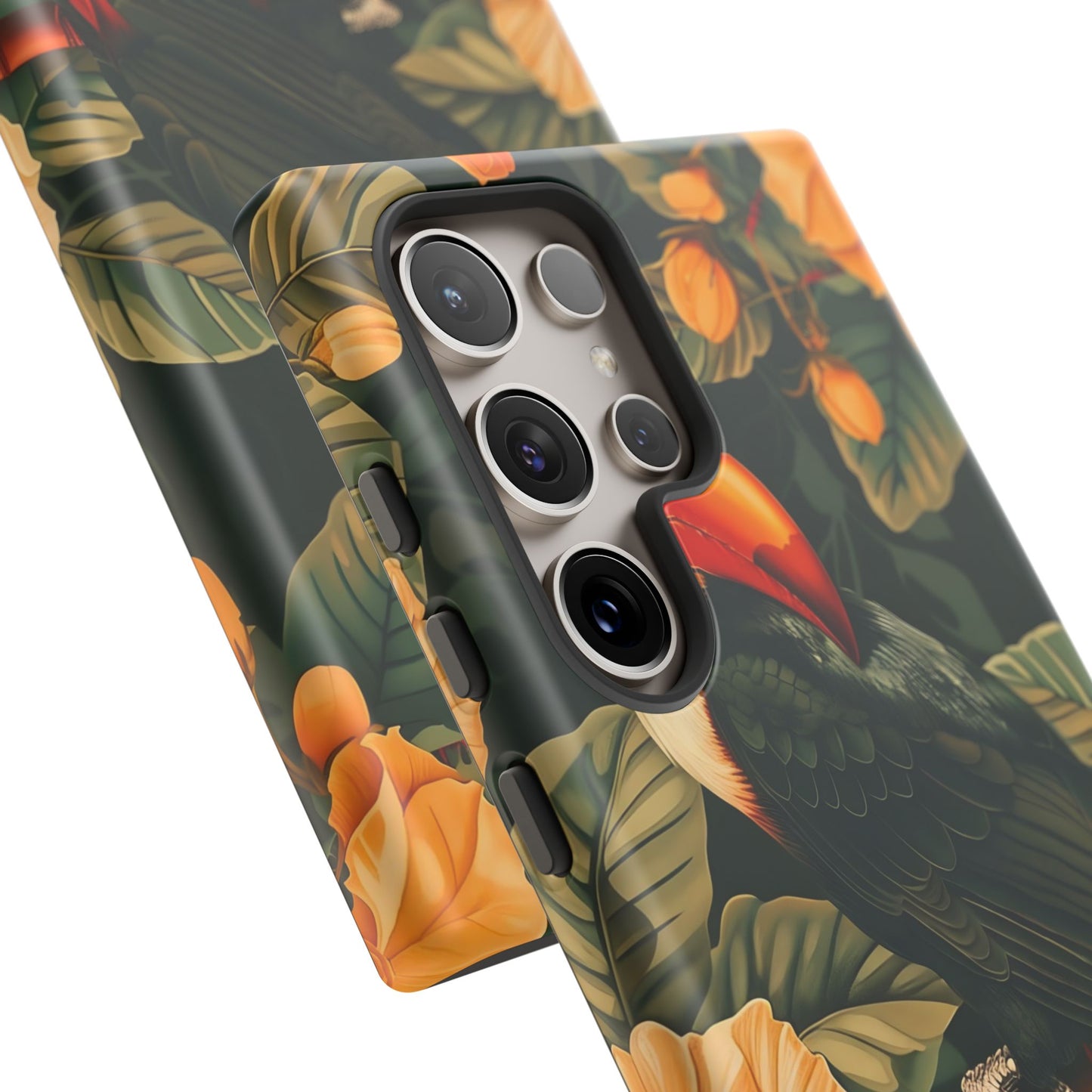 Tropical Toucan Phone Case, Exotic Bird Cover, Nature Lover Gift, Eco-Friendly Design, Customizable Tech Accessory