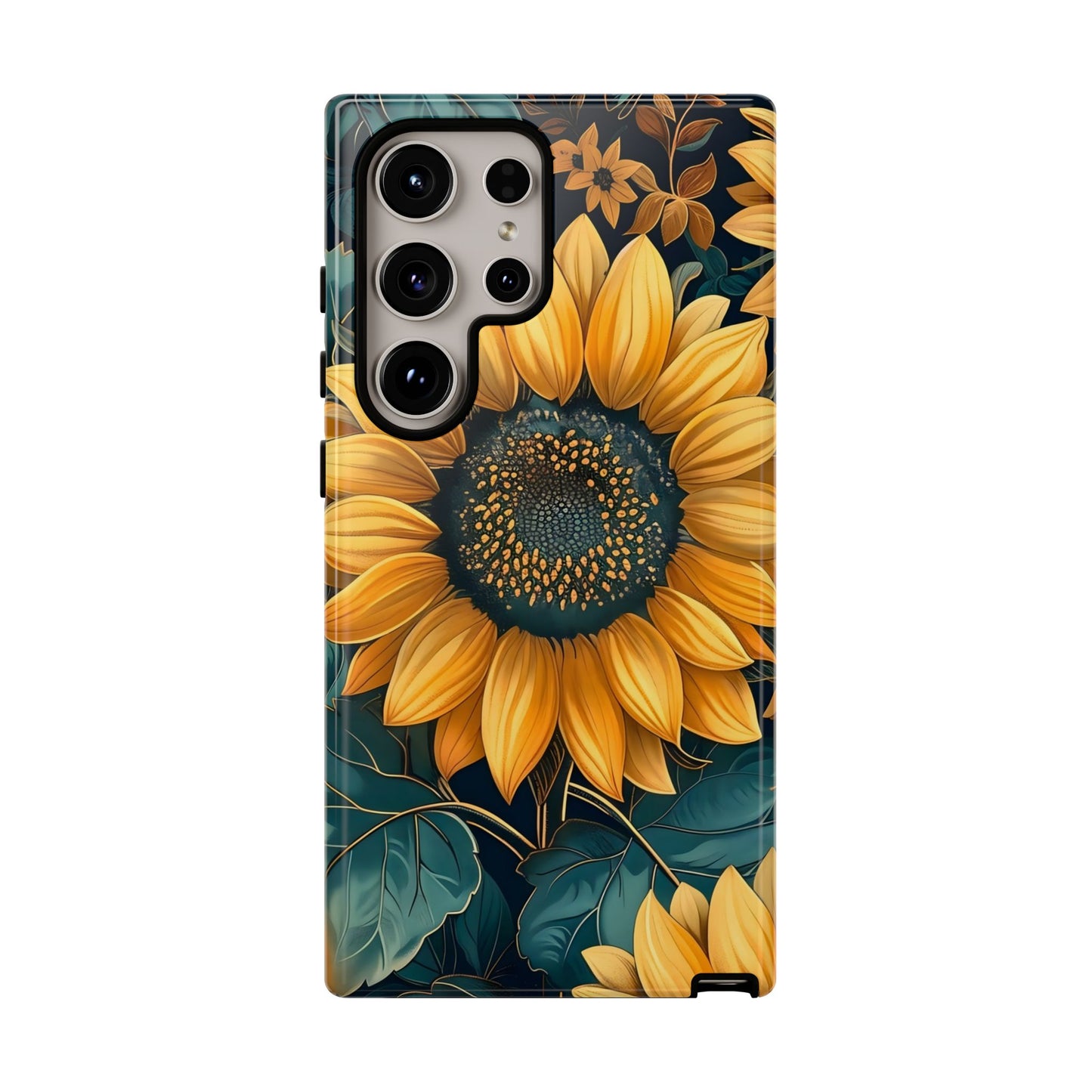 Sunflower Phone Case - Bright Floral Design, Stylish Tough Cover for Sunflower Lovers, Gift for Plant Enthusiasts, Mom Gift, Nature Lovers
