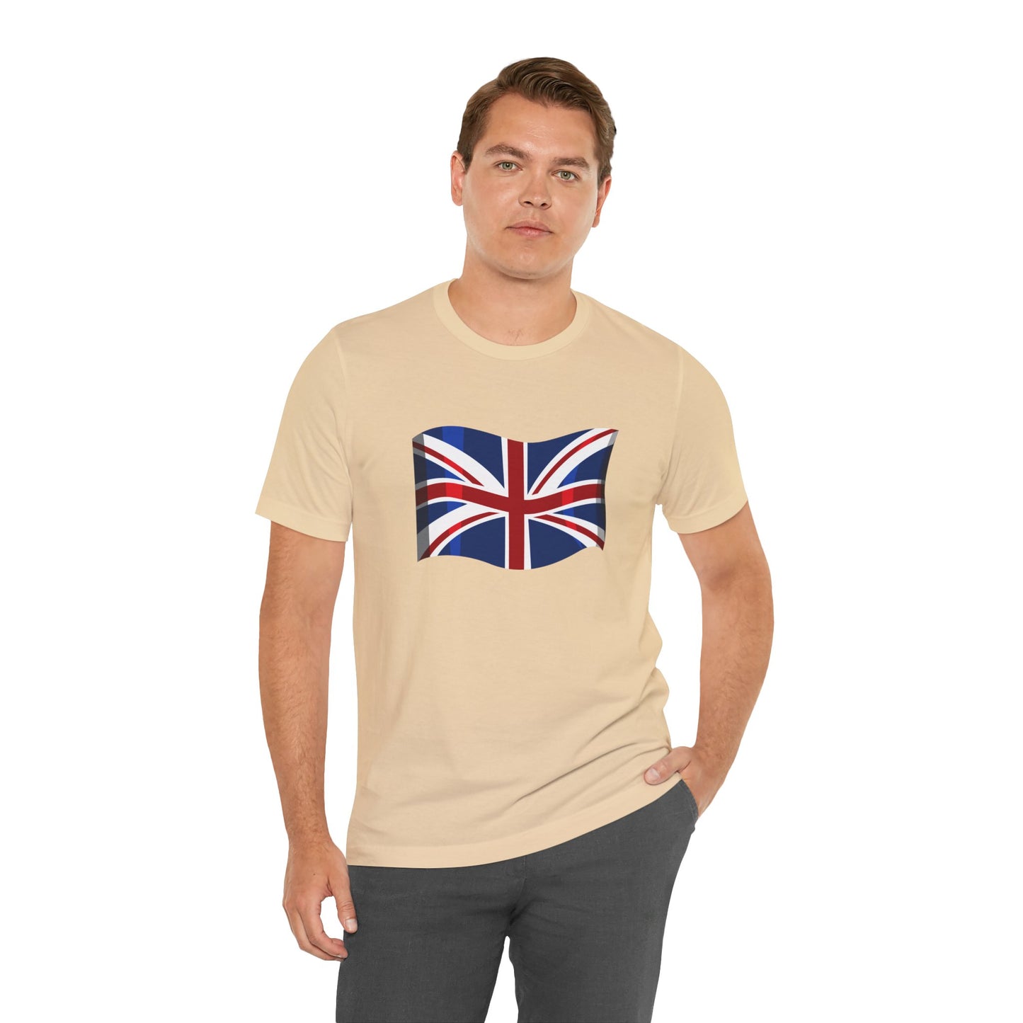 Unisex Jersey Short Sleeve Tee - UK Flag - Union Jack Artwork