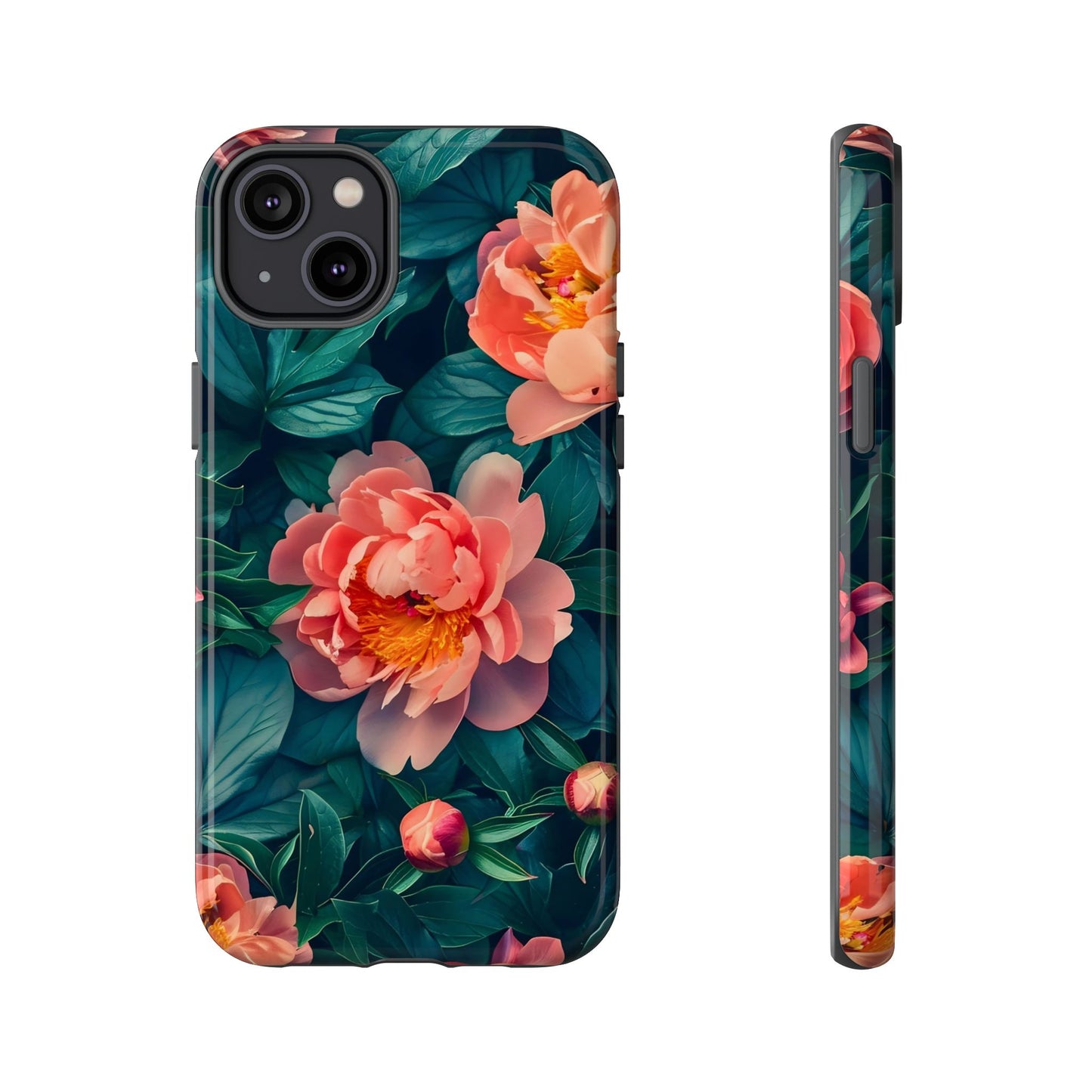 Floral Phone Case - Tough Cases, Flower Design, Botanical Art, Phone Accessory, Gift for Her, Nature Lovers