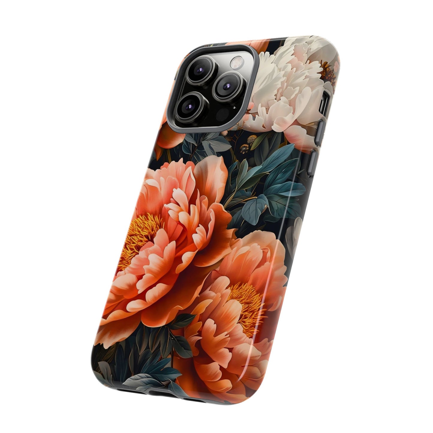Floral Phone Case - Tough Cases, Durable Cover, Flower Design, Unique Gift, Phone Accessories