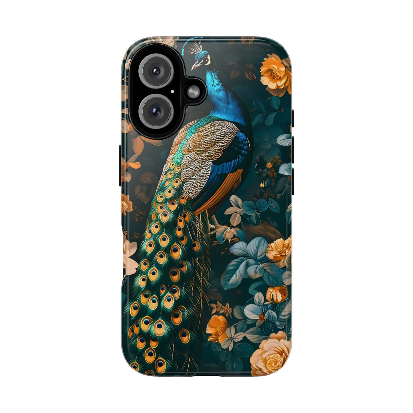 Peacock Phone Case - Elegant Floral Design, Tough Case for Protection, Unique Gift for Nature Lovers, Stylish Accessory, Eco-Friendly