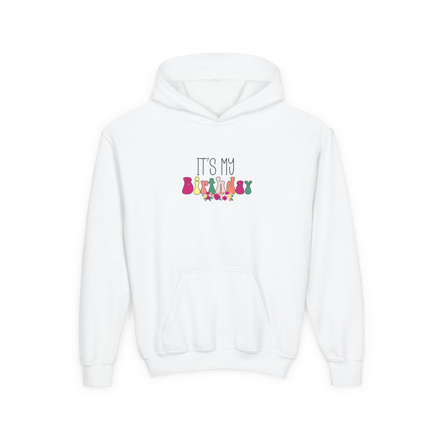 Birthday Celebration Youth Hoodie - It's My Birthday Design