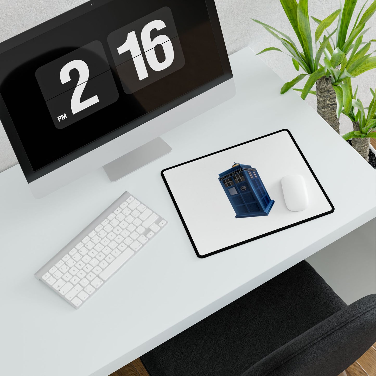 Doctor Who TARDIS Desk Mat - Gaming, Office Decor, Geek Gift, Mouse Pad, Home Office Accessories