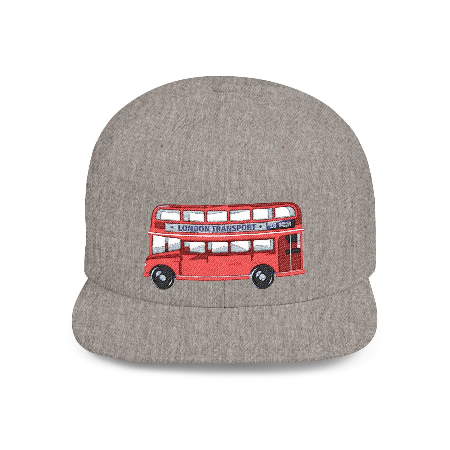Vintage London Bus Flat Bill Snapback