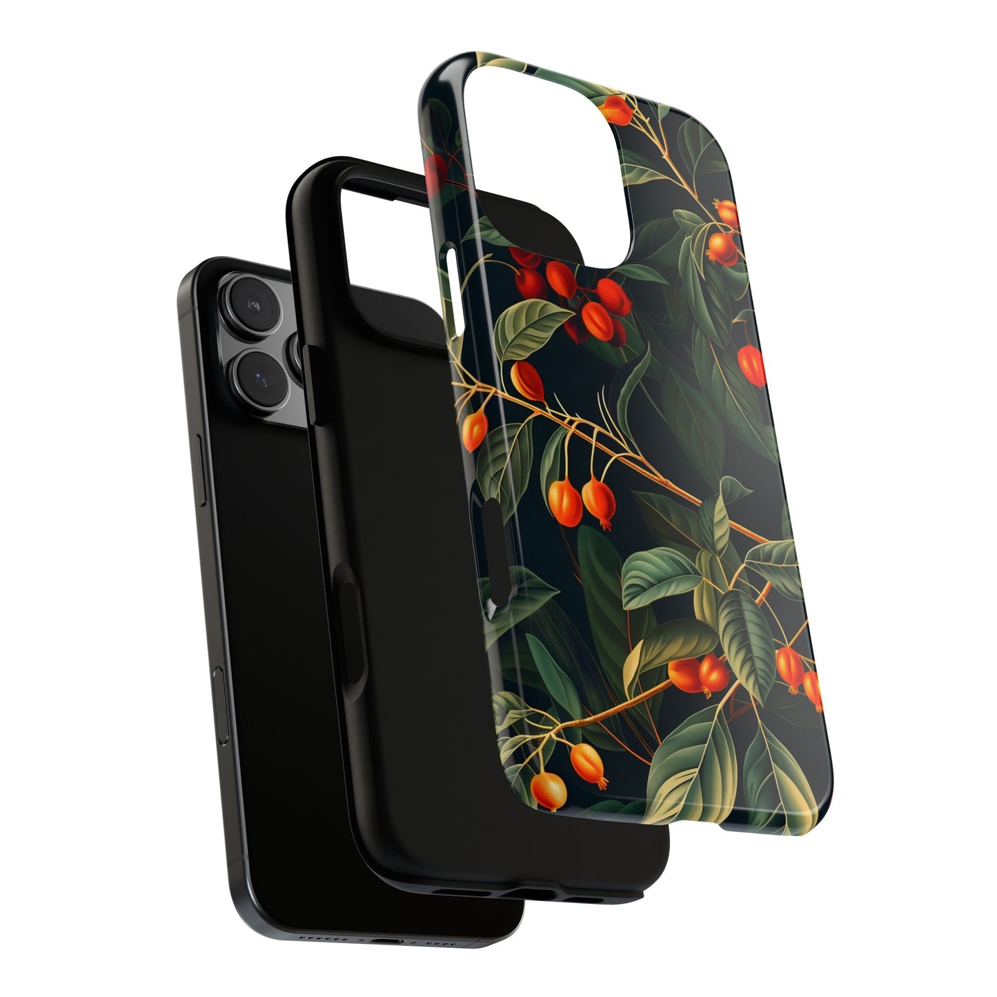 Tough Cases, Floral Phone Case, Nature-Inspired Tech, Unique Gift, Phone Accessory, Botanical Design, Fall Vibes