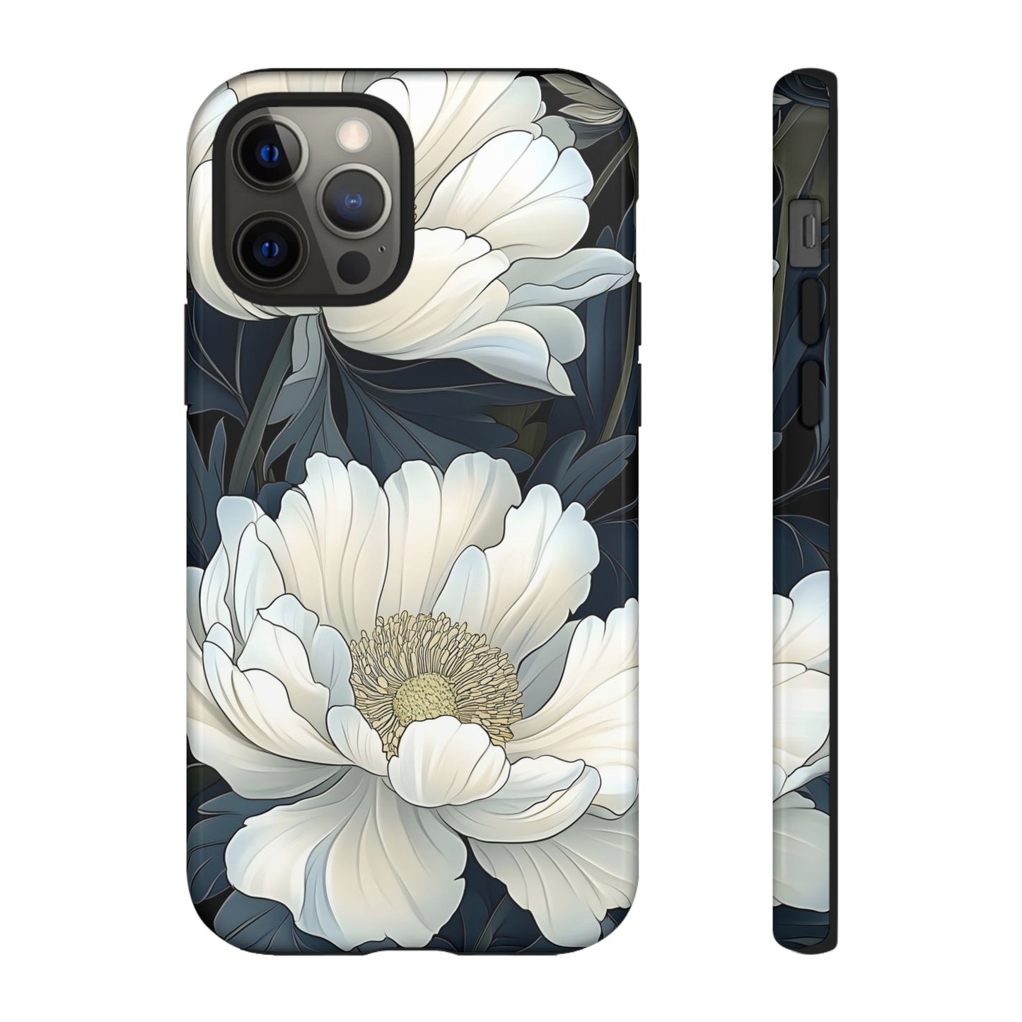 Elegant Floral Phone Case, Floral iPhone Cover, Flower Art Phone Case, Eco-Friendly Mobile Protection, Tough & Stylish Phone Case