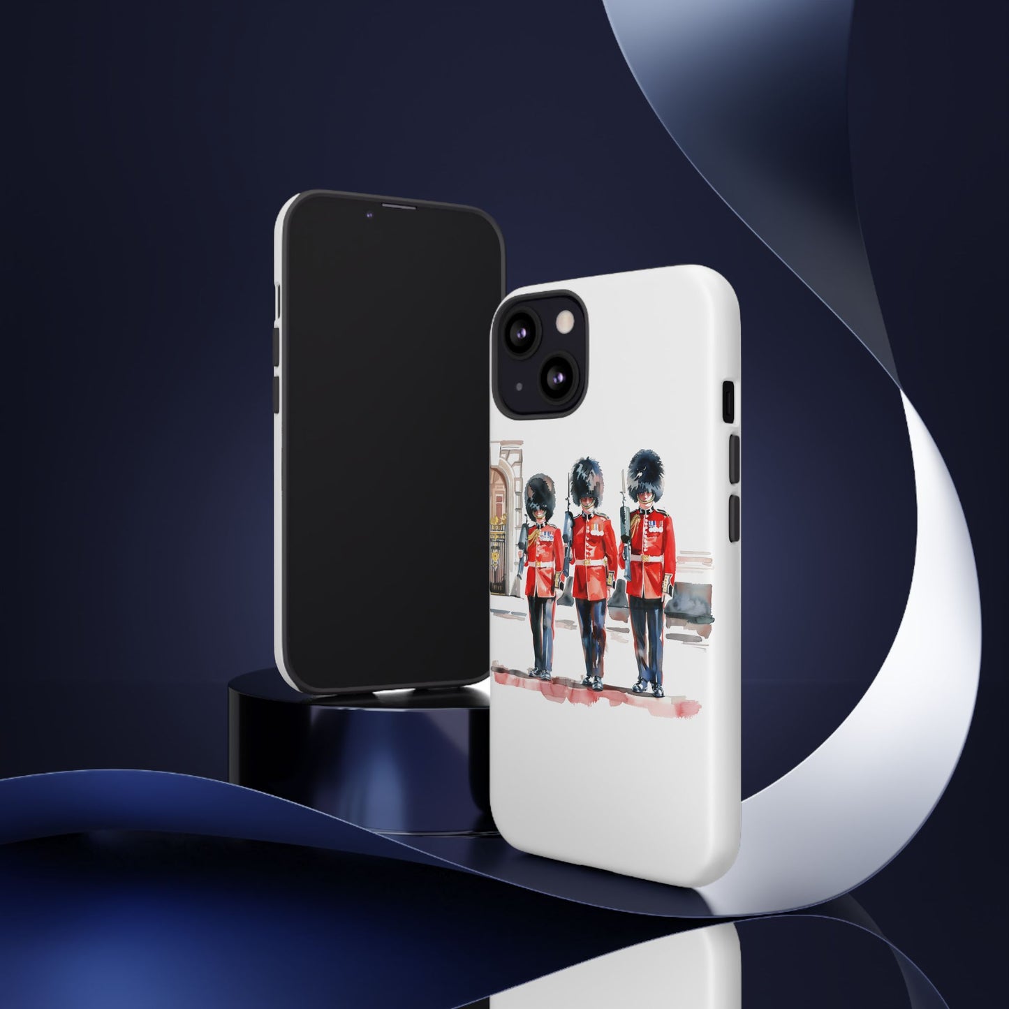 Phone Case with Royal Guard Design, Unique Cell Cover, London Souvenir, Tough Phone Case, Gift for Travelers, Stylish Street Photography
