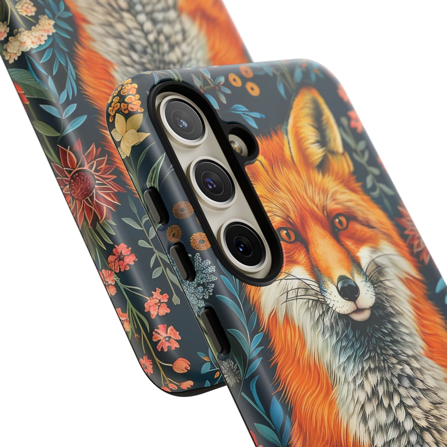 Vibrant Fox Phone Case, Tough Phone Cover, Unique Wildlife Accessory, Gift for Animal Lovers, Nature-Inspired Design