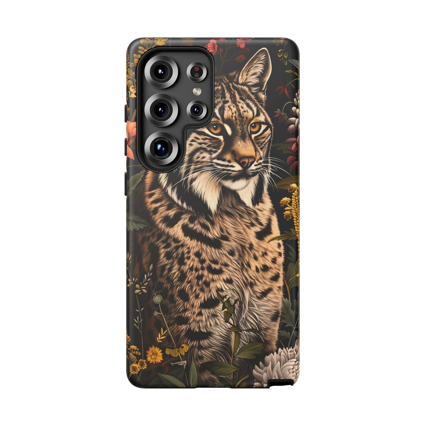 Wildlife Phone Case with Lynx Design, Tough Cases, Animal Lovers Gift, Nature Inspired Accessories, Unique Tech Protection
