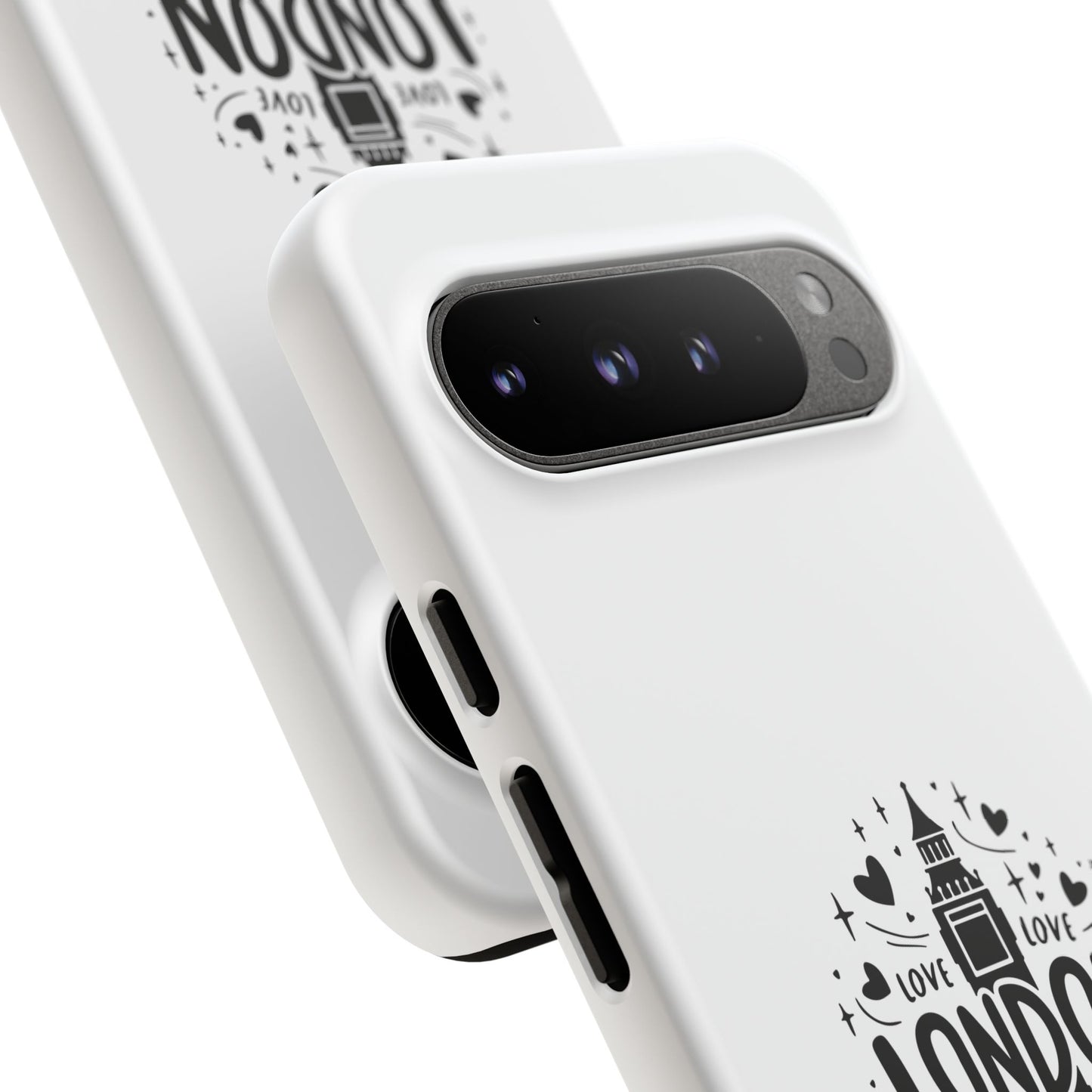 London Love iPhone Case | Tough Cases, London Theme, Gift for Travelers, Unique Phone Accessory, Cute Tech Gifts