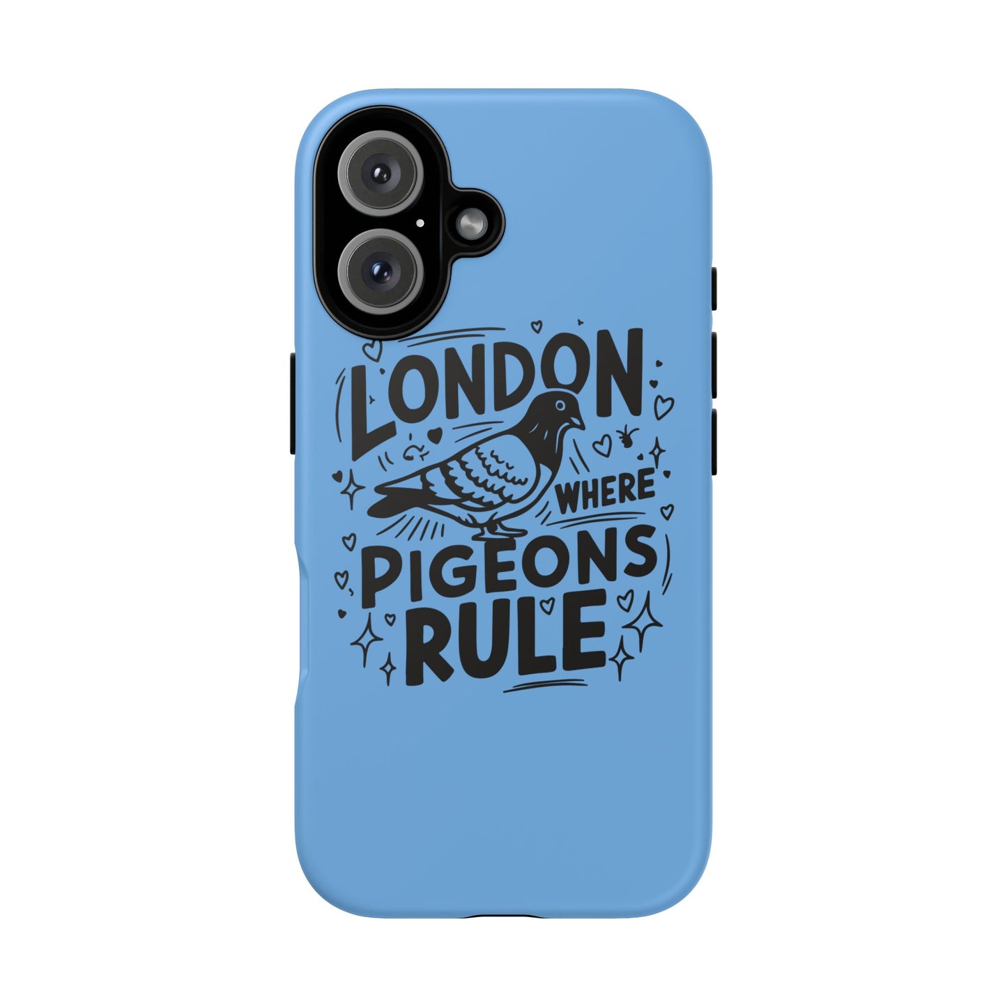 London Pigeon Phone Case, Urban Art Accessory, Tough Phone Cover, Gift for Bird Lovers, London Souvenir, Unique Cell Phone Case