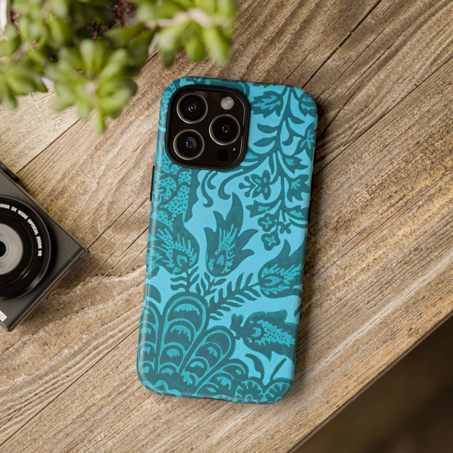 Bohemian Phone Case, Tough Floral Phone Cover, Artistic Phone Protector, Gift for Her, Unique Tech Accessories