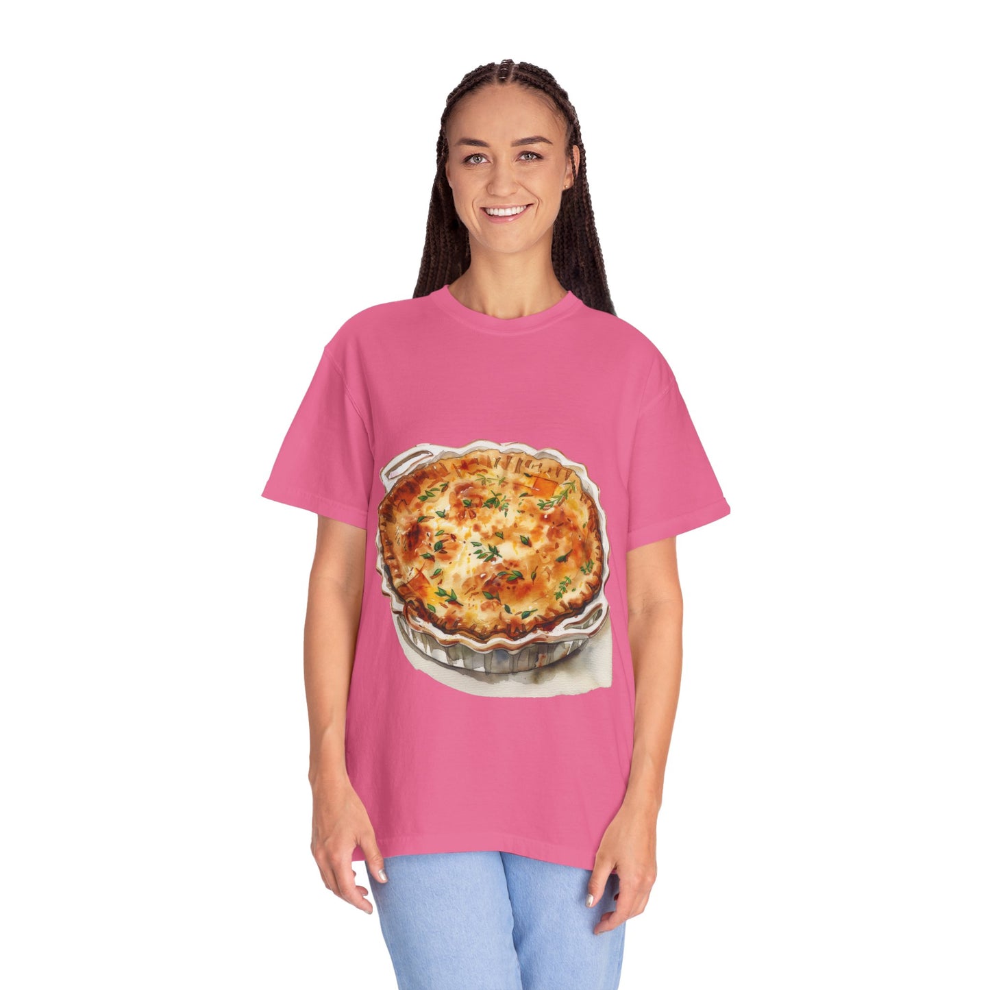 Unisex Garment-Dyed T-shirt - Fish, Chips, and Beyond - The Best of British Food