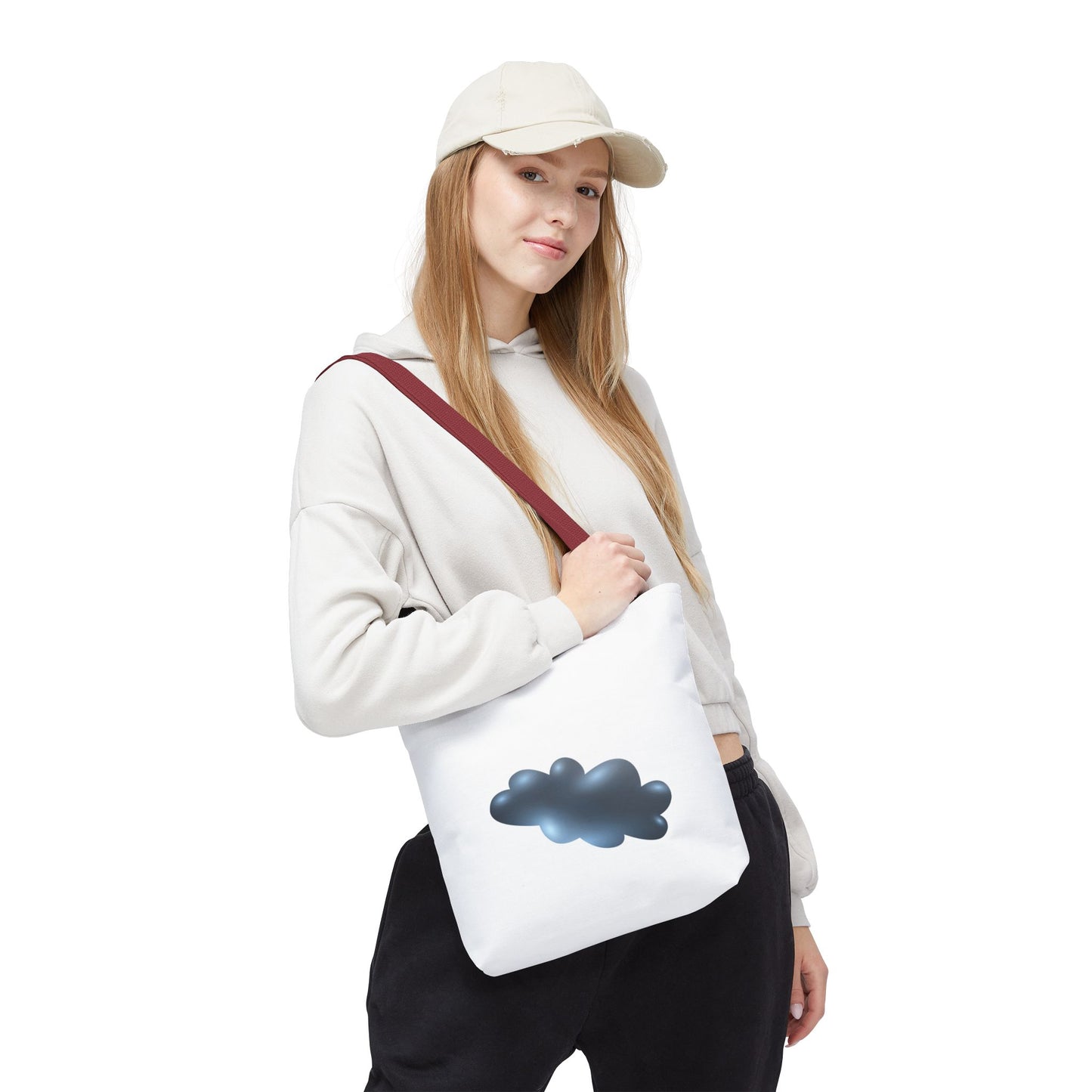 Cloud-Themed Tote Bag, Stylish Carry-All for Everyday Use, Gift for Nature Lovers, Trendy Accessory, Eco-Friendly Bag