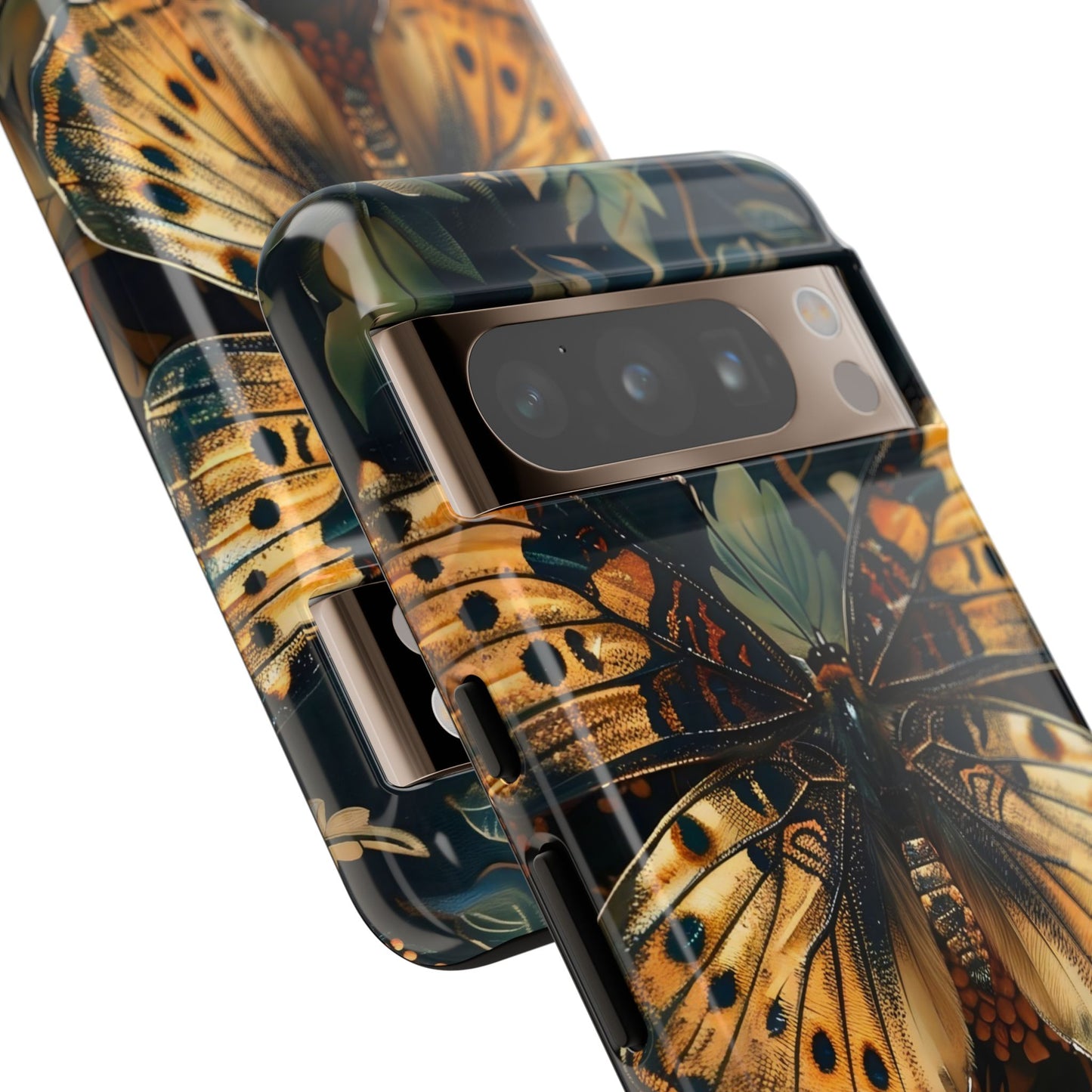 Butterfly Floral Phone Case, Tough Cases, Protective Cover, Unique Gift, Nature Lover, Art Print, Spring Decor