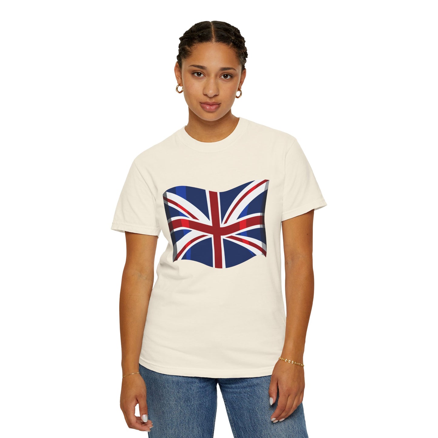 Unisex Garment-Dyed T-shirt - The Union Jack - Symbol of Britain