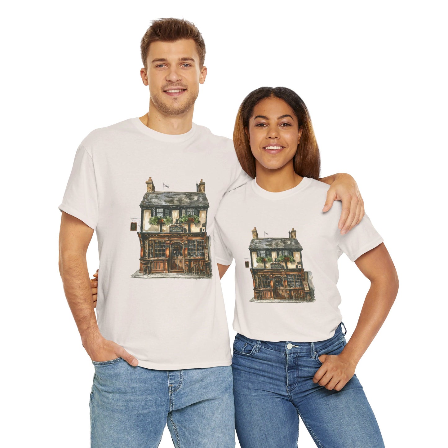 Vintage British House - Classy Unisex Heavy Cotton T-Shirt