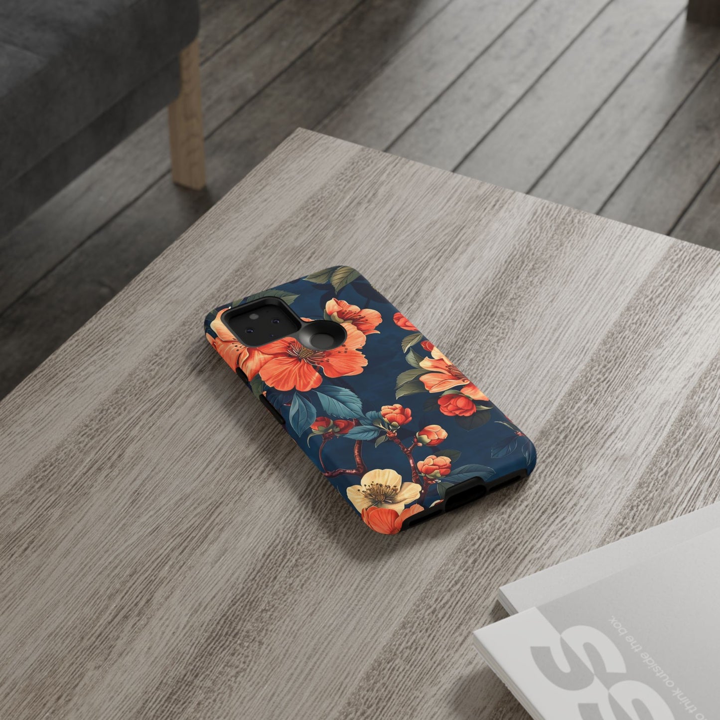 Floral iPhone Case, Tough Cases, Flower Phone Protector, Floral Design, Spring Gift, Phone Cover
