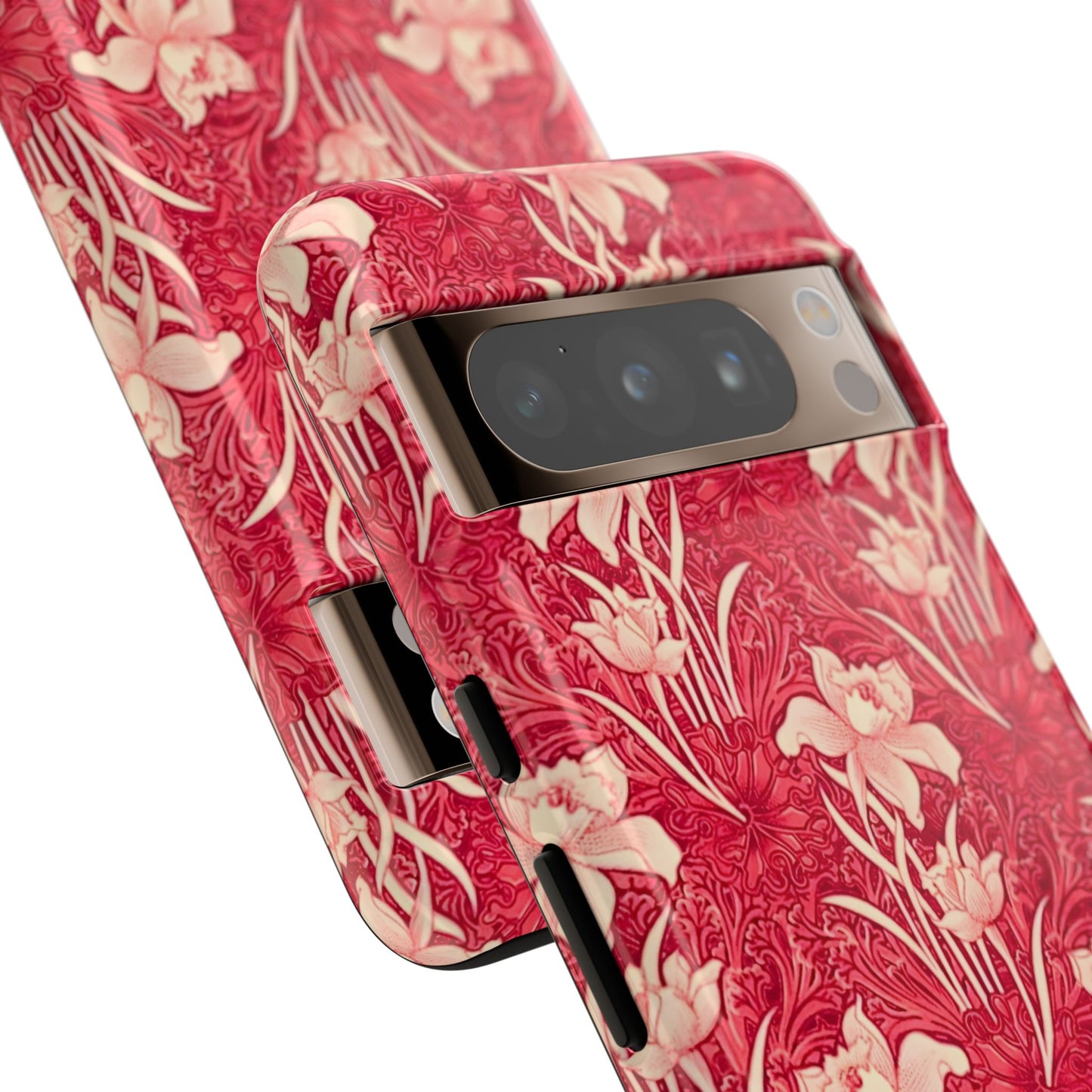 Floral Tough Phone Case - Durable, Stylish Accessory, Perfect Gift for Her, Floral Pattern, Customizable, Ideal for Daily Use
