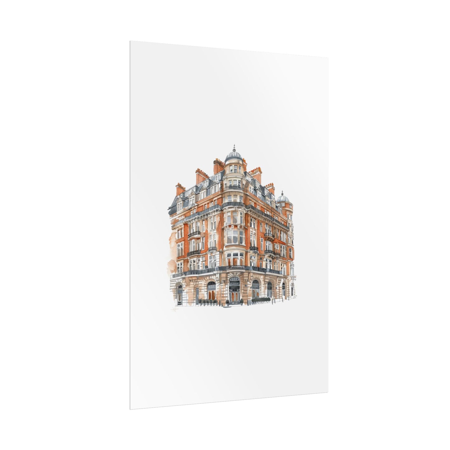 Elegant Architectural Rolled Posters, Art Prints for Home Decor, Gift for Housewarming, Wall Art for Living Room, Unique Art Decor