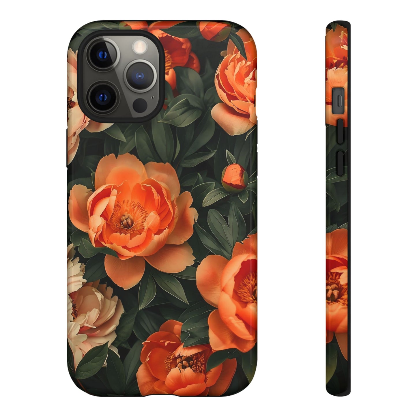Stylish Floral Phone Case, Tough Cases, Floral Phone Cover, Gift for Her, Spring Accessories, Mother's Day, Phone Protection
