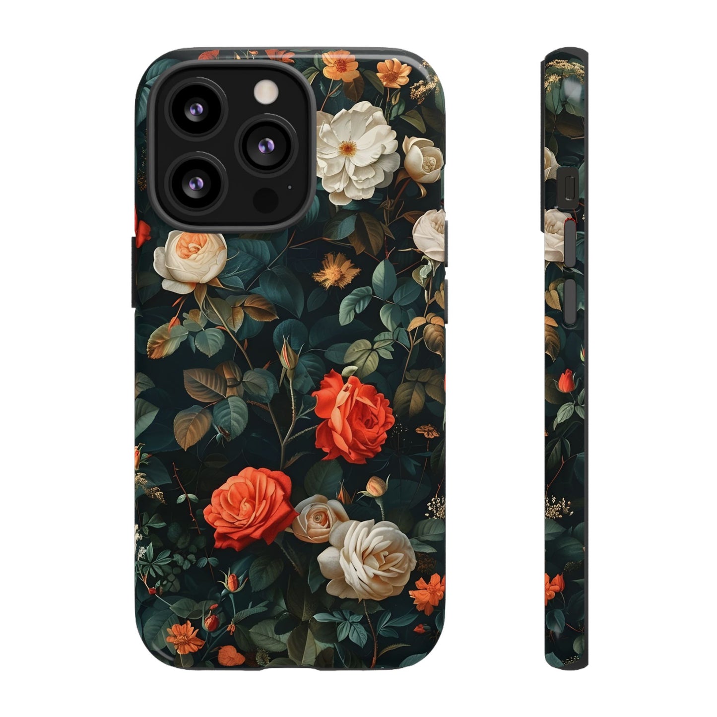 Floral Phone Case | Tough Cases with Elegant Design | Gift for Her, Mother's Day, Birthdays, Personalized, Trendy Tech Accessories