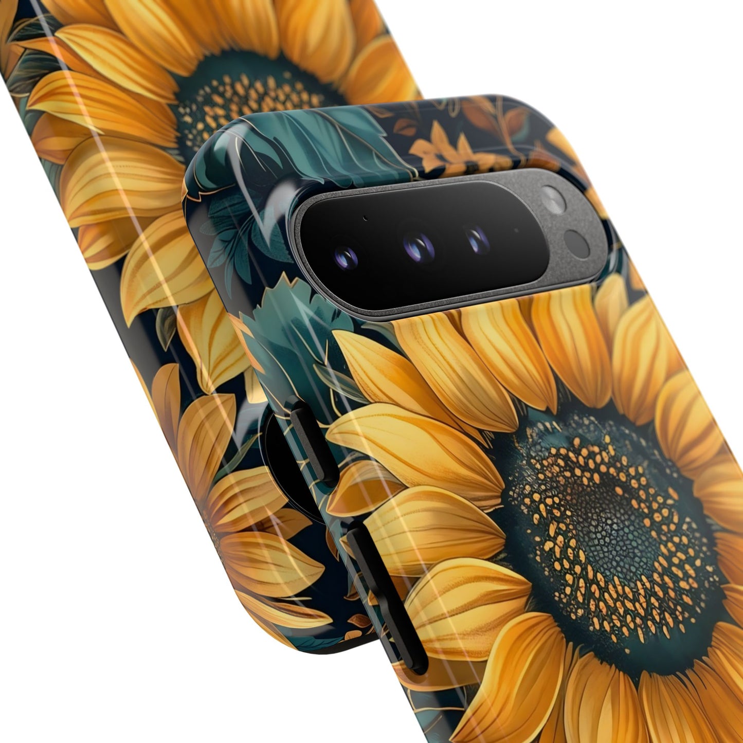 Sunflower Phone Case - Bright Floral Design, Stylish Tough Cover for Sunflower Lovers, Gift for Plant Enthusiasts, Mom Gift, Nature Lovers