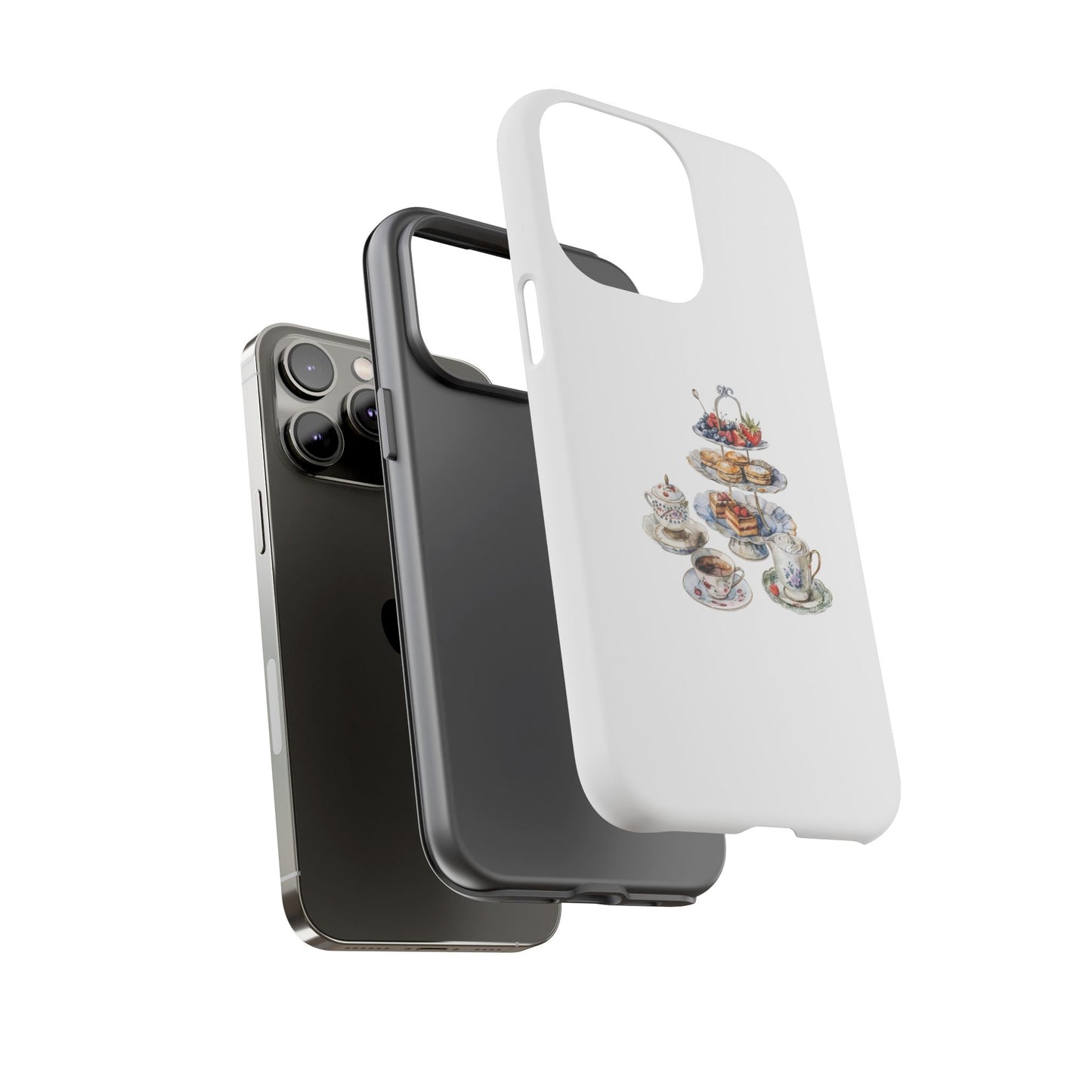 Chic Tea Party Phone Case - Stylish Tough Cases for Tea Lovers