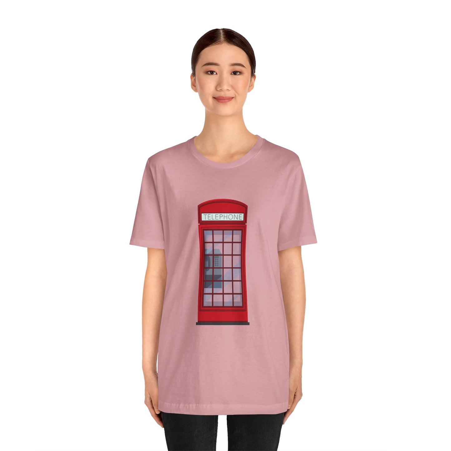 Unisex Jersey Short Sleeve Tee - British Public Telephone