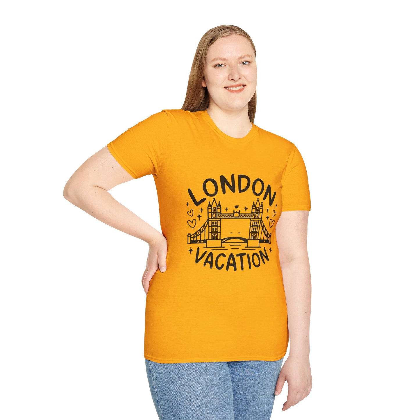 Unisex Softstyle T-Shirt - London's Relaxing Vacation