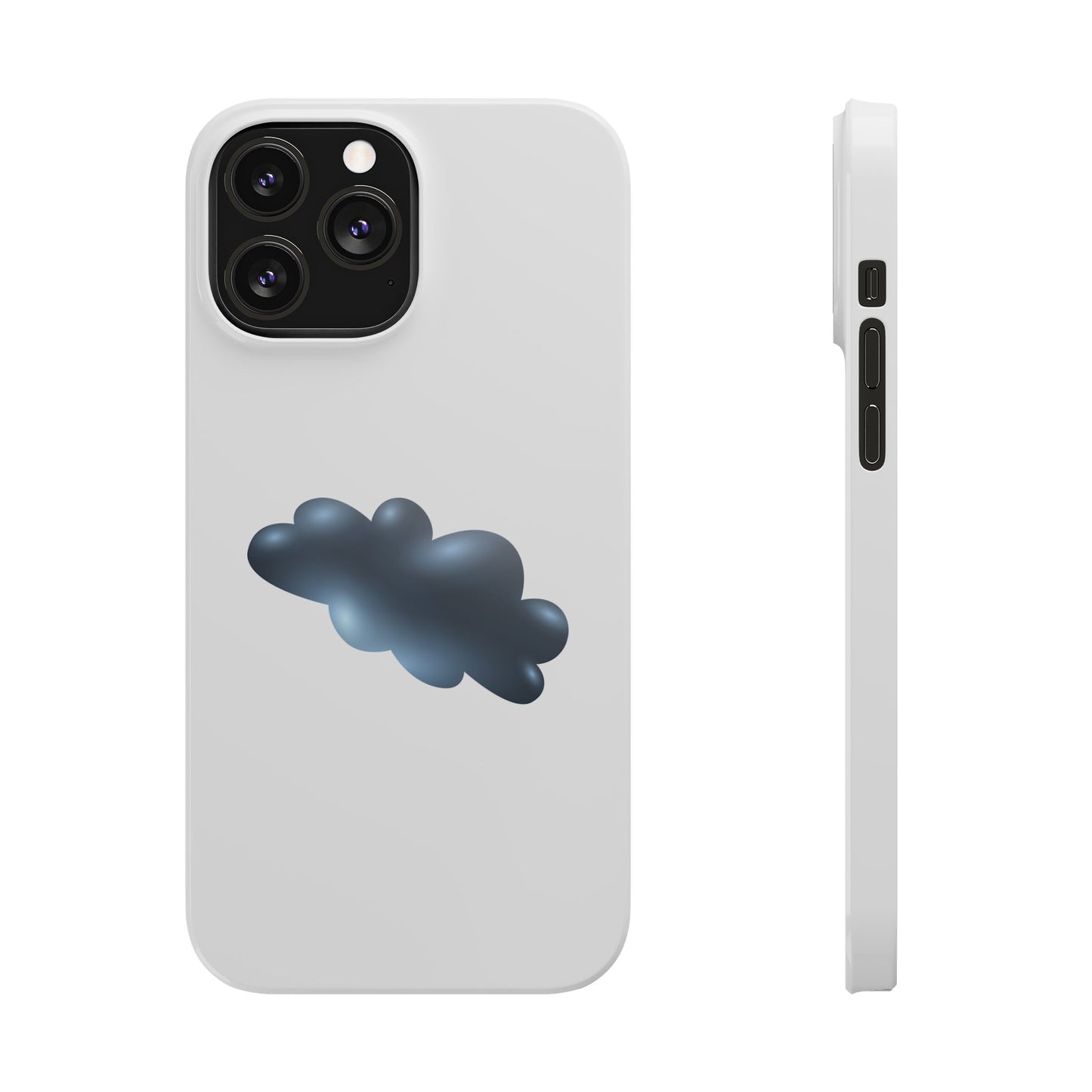 Soft Cloud Slim Phone Cases | Aesthetic Phone Cover, Cute Gift for Teens, Minimalist Design, Trendy Phone Accessories, Cloud Lover