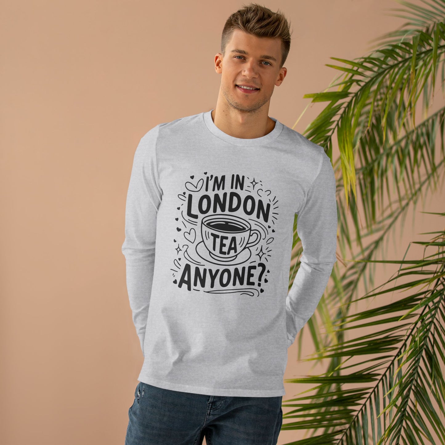 Men’s Base Longsleeve Tee - London's Tea