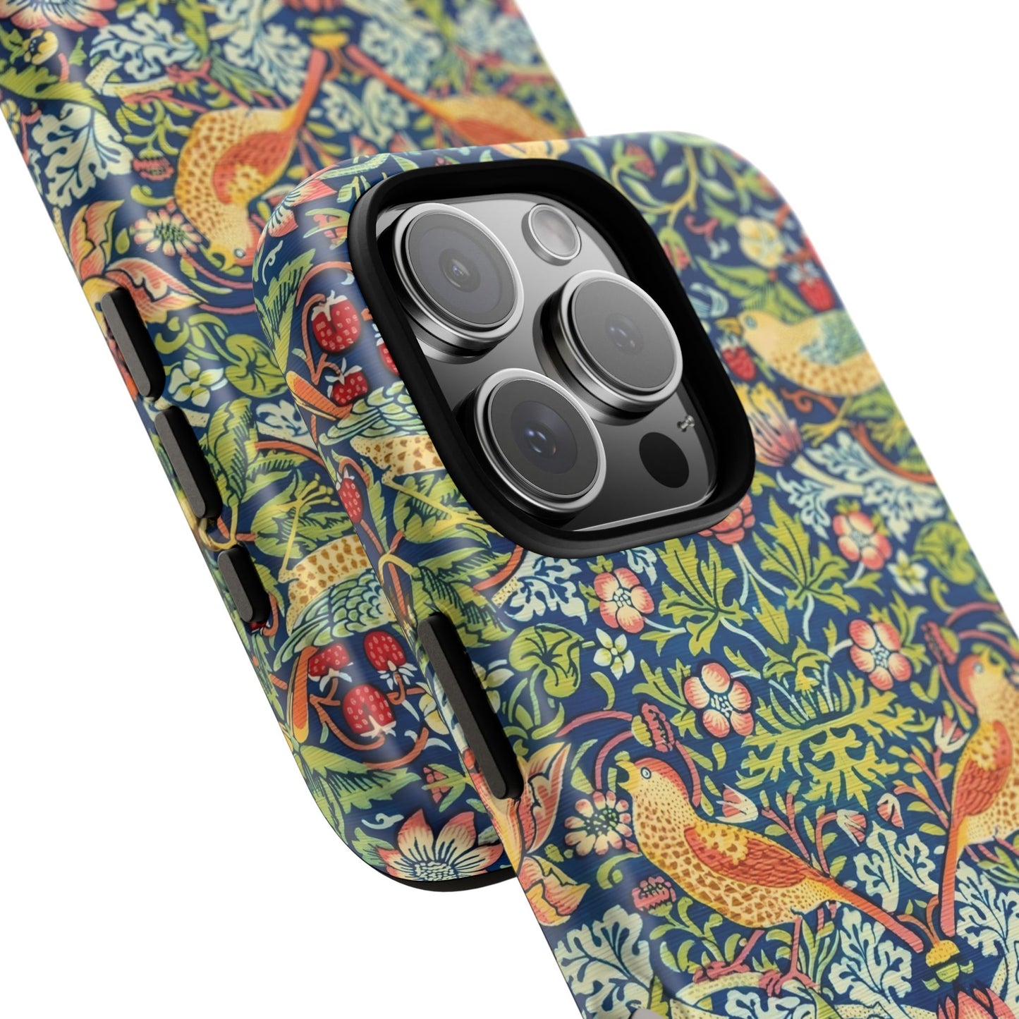 Floral Phone Case | Tough Cases, Stylish Protection, Unique Gift, Eco-Friendly, Floral Pattern, Bird Design