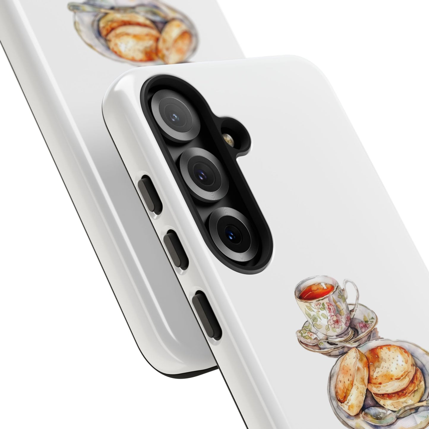 Elegant Tea & Cookies Phone Case - Tough Cases for Tea Lovers