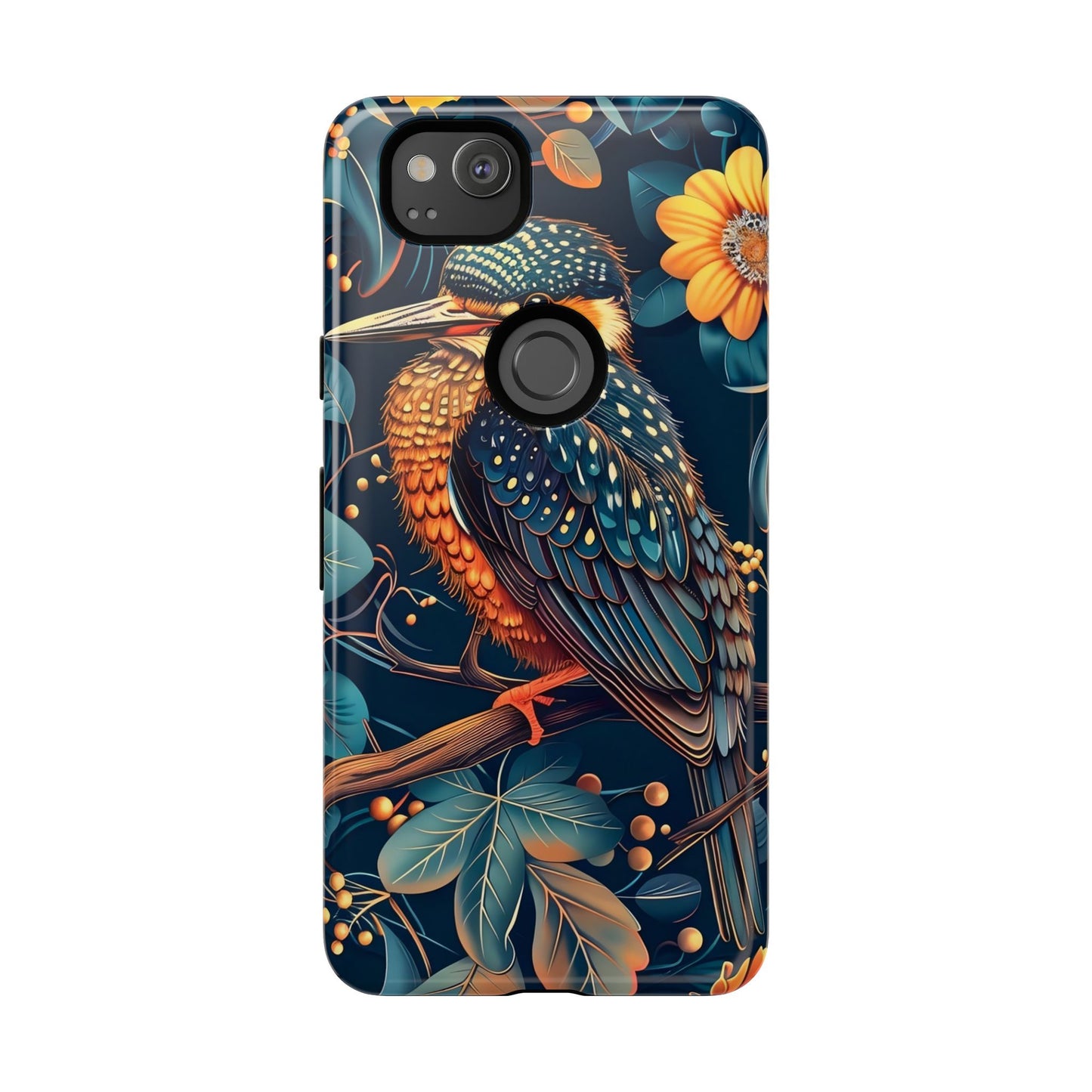 Nature-Inspired Phone Case | Artistic Bird Design | Tough Cases for Nature Lovers, Unique Gift, Eco-Friendly, Wildlife Decor