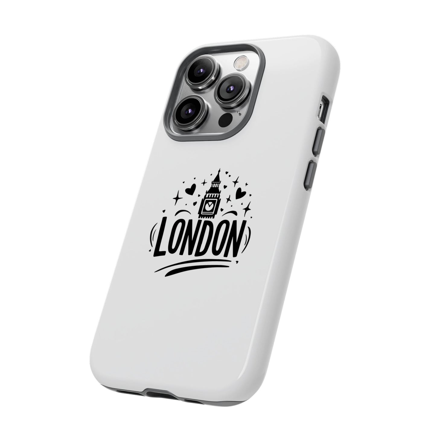 Stylish Phone Case for London Lovers, London Gift, Travel Accessory, Unique Smartphone Case, Cityscape Phone Cover