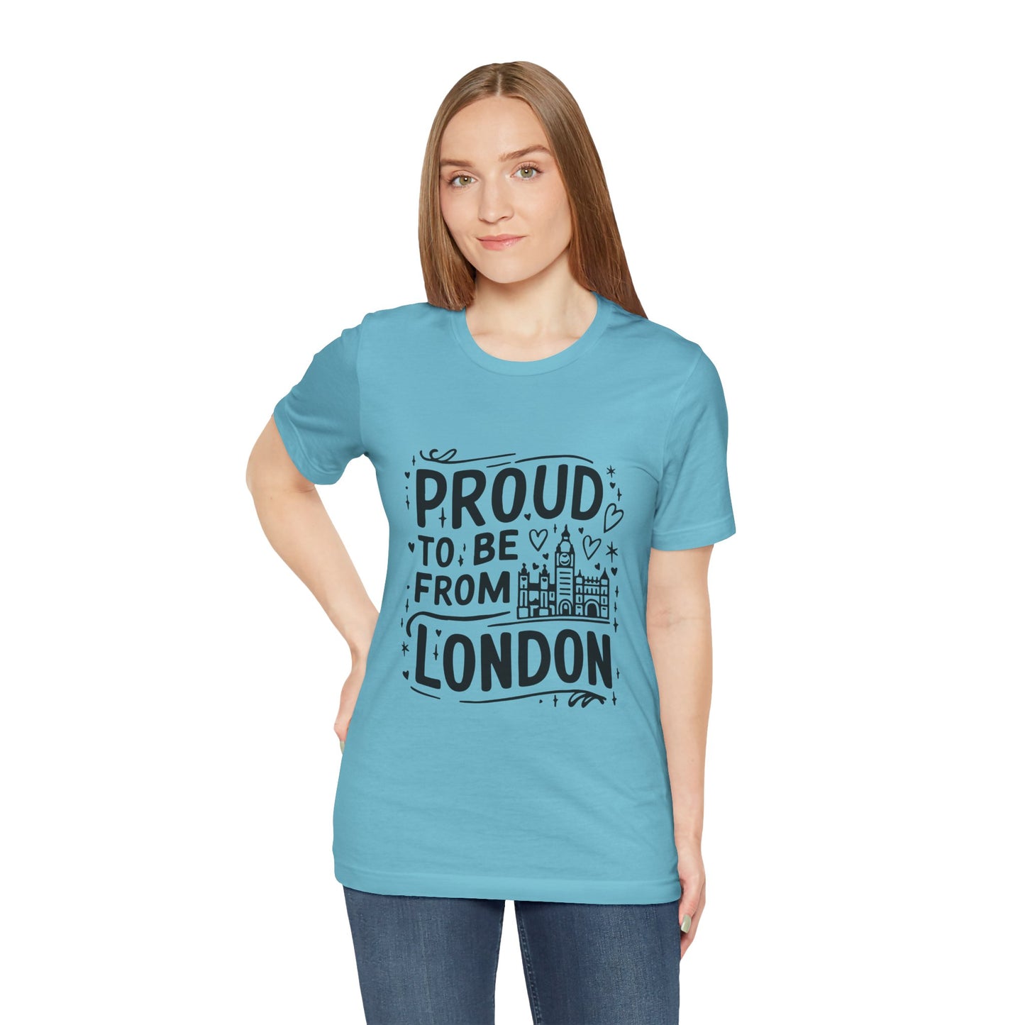 Unisex Jersey Short Sleeve Tee - Proud to be from London