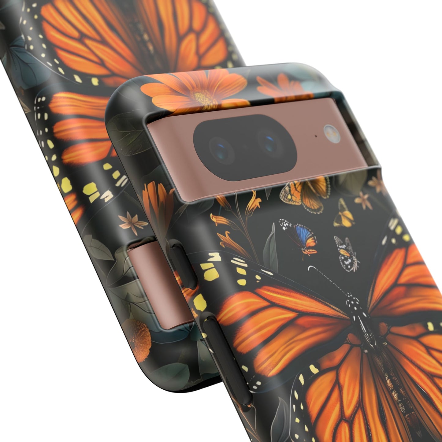 Monarch Butterfly Phone Case, Tough Cases, Nature Lover Gift, Floral Mobile Cover, Eco-Friendly Phone Accessory, Butterfly Design