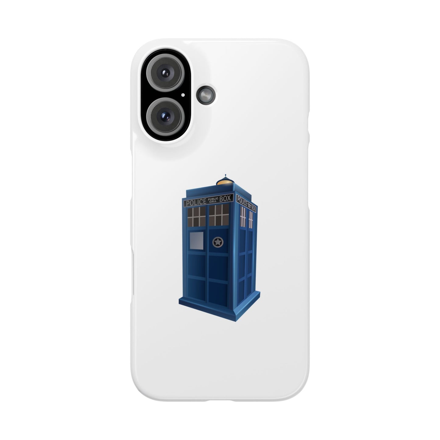 Doctor Who TARDIS Slim Phone Cases, Sci-Fi Phone Covers, Whovian Gifts, Geeky Accessories, Birthday Presents, Fun Tech Gear